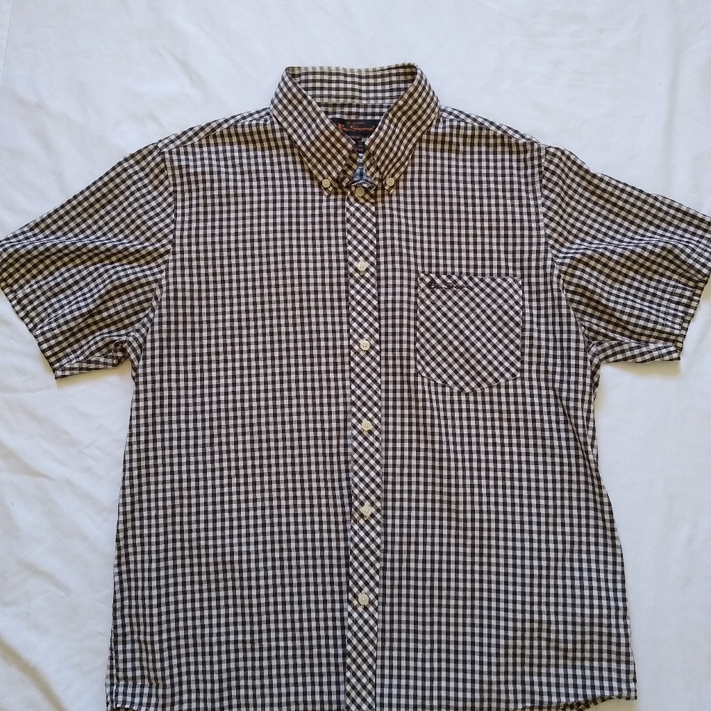 Ben Sherman Gingham Shirt sleeve